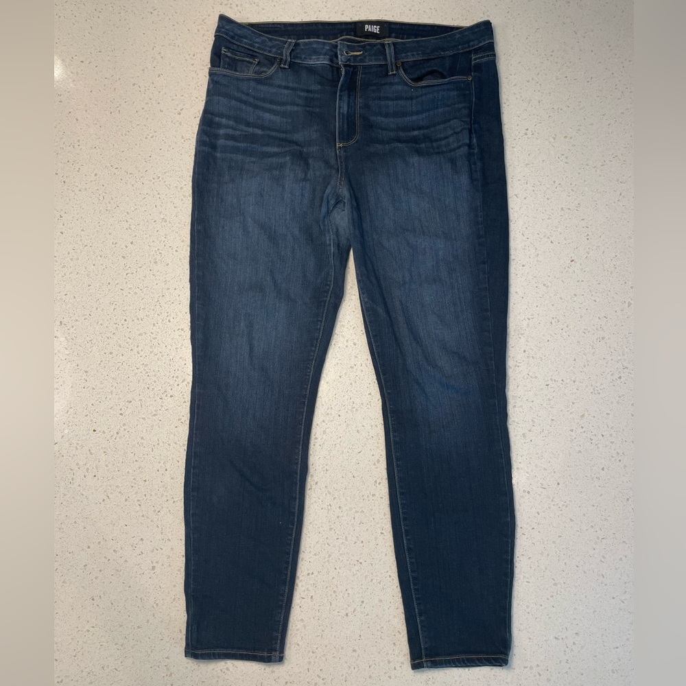 PAIGE Womens Blue Casual Denim Hoxton Ankle Jeans -  Size 32
